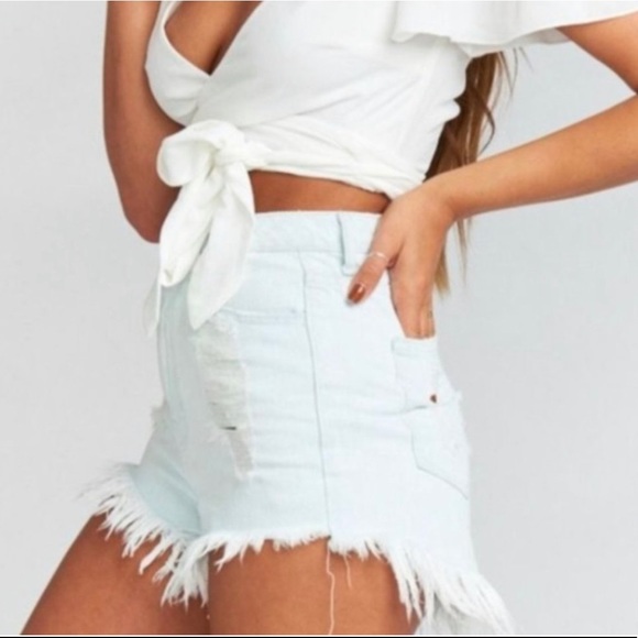 Show Me Your Mumu Wyoming High Waisted Shorts - Picture 2 of 9